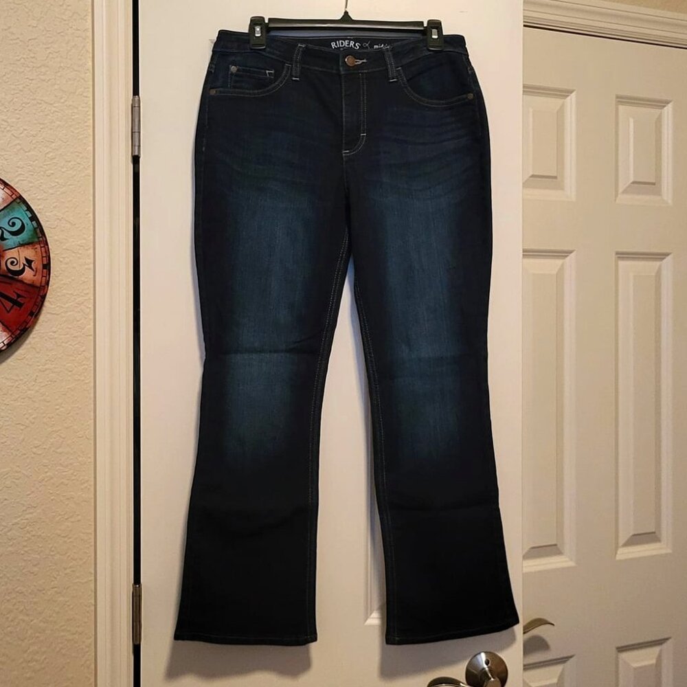 Riders by Lee Midrise Boot Cut, size 8P, dark wash